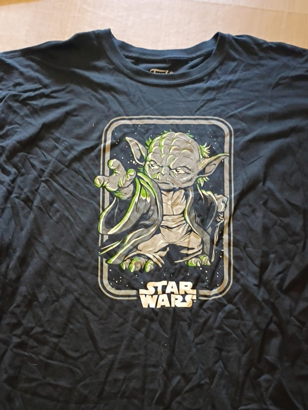 Funko Star Wars Yoda Graphic T-Shirt - Black & Green